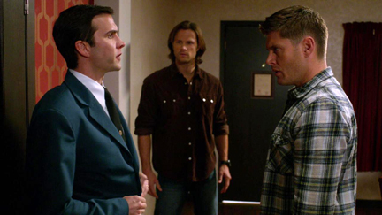 Sam and Dean try to figure out who this guy is.